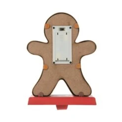 7.25 In. H Marquee LED Gingerbread Man Christmas Stocking Holder -Northlight Shop glitzhome stocking holders 2005000068 44 1000