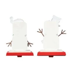 Christmas Snowman Stocking Holders (Set Of 2) 9 Christmas Snowman Stocking Holders (Set Of 2) -Northlight Shop glitzhome stocking holders 2005000076 4f 1000
