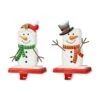 Christmas Snowman Stocking Holders (Set Of 2) -Northlight Shop glitzhome stocking holders 2005000076 64 1000