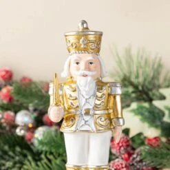Christmas Resin Nutcracker Stocking Holder (Set Of 2) -Northlight Shop glitzhome stocking holders 2005000084 44 1000