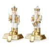 Christmas Resin Nutcracker Stocking Holder (Set Of 2) -Northlight Shop glitzhome stocking holders 2005000084 64 1000