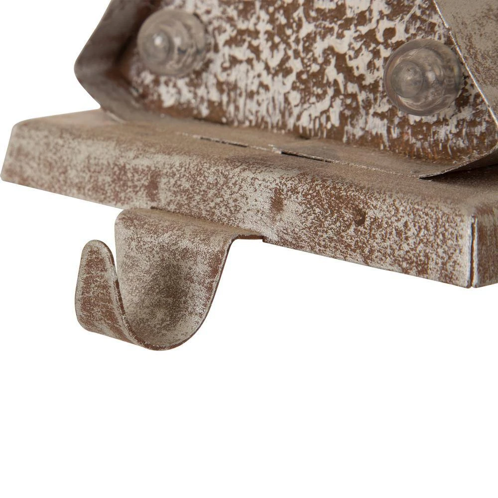 7.50 In. H Marquee LED Wooden/Metal Christmas Tree Stocking Holder 4 7.50 In. H Marquee LED Wooden/Metal Christmas Tree Stocking Holder - Image 4