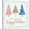 16 In. X 16 In. Christmas Tree Whimsy I By Grace Popp Canvas Wall Art 16 16 In. X 16 In. Christmas Tree Whimsy I By Grace Popp Canvas Wall Art -Northlight Shop greatbigcanvas christmas wall decorations 2505894 24 16x16 64 1000