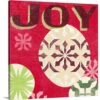 24 In. X 24 In. Let's Get Jolly IV By June Erica Vess Canvas Wall Art -Northlight Shop greatbigcanvas christmas wall decorations 2561165 24 24x24 64 1000
