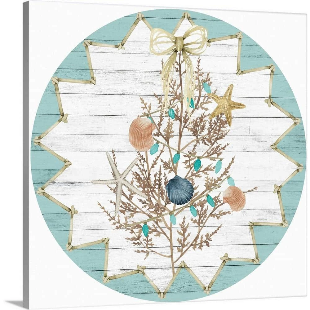 20 In. X 20 In. Seas And Greetings Collection G By Grace Popp Canvas Wall Art 1 20 In. X 20 In. Seas And Greetings Collection G By Grace Popp Canvas Wall Art