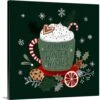20 In. X 20 In. Christmas Comforts II By Victoria Borges Canvas Wall Art -Northlight Shop greatbigcanvas christmas wall decorations 2618781 24 20x20 64 1000