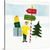 20 In. X 20 In. Santa's Little Helpers II By Victoria Barnes Canvas Wall Art -Northlight Shop greatbigcanvas christmas wall decorations 2678338 24 20x20 64 1000
