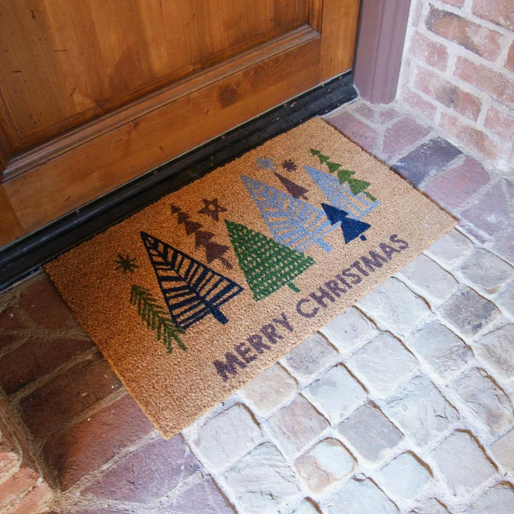 Merry Christmas "Christmas Tree Farm" 18 In. X 30 In. Coir Door Mat 6 Merry Christmas "Christmas Tree Farm" 18 In. X 30 In. Coir Door Mat - Image 6
