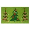 Christmas Trio 17 In. X 29 In. Coir Door Mat 11 Christmas Trio 17 In. X 29 In. Coir Door Mat -Northlight Shop green calloway mills christmas doormats 120981729 64 1000