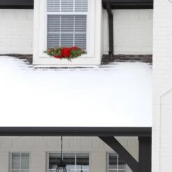 28 In. Pre-lit Classic Greenery Window Artificial Christmas Swag -Northlight Shop haute decor christmas swag dcsw2801 31 1000