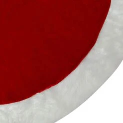 54 In. Burgundy Velvet Fabric Christmas Tree Skirt 6 54 In. Burgundy Velvet Fabric Christmas Tree Skirt -Northlight Shop haute decor christmas tree skirts dcts0001 4f 1000