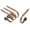 Original MantleClip Brushed Copper Stocking Holder (4-Pack)