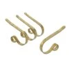Gold Foil MantleClip Stocking Holders (4-Pack) -Northlight Shop haute decor stocking holders mc0486 64 1000