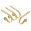 2.5 In. Textured Gold Metal Original MantleClip Stocking Holder 4-Pack -Northlight Shop haute decor stocking holders mc0490 64 1000