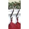 Stocking Scrolls Stocking Holders Bronze Embossed Holly (2-Pack) -Northlight Shop haute decor stocking holders ss0222 64 1000
