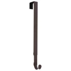 15.75 In. Matte Brown Metal Adjustable Wreath Hanger