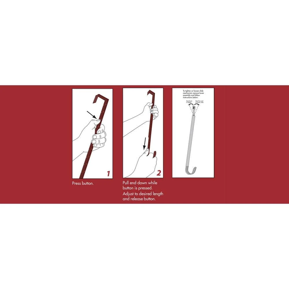 15.75 In. Brushed Nickel Metal Adjustable Wreath Hanger (2-Pack) 4 15.75 In. Brushed Nickel Metal Adjustable Wreath Hanger (2-Pack) - Image 4