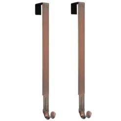 15.75 In. Oil-Rubbed Bronze Metal Adjustable Wreath Hanger (2-Pack)