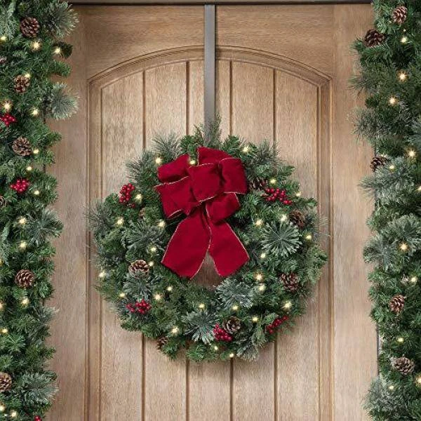 15.75 In. Matte Brown Metal Adjustable Wreath Hanger (2-Pack) 5 15.75 In. Matte Brown Metal Adjustable Wreath Hanger (2-Pack) - Image 5