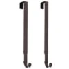 15.75 In. Matte Brown Metal Adjustable Wreath Hanger (2-Pack) -Northlight Shop haute decor wreath hangers awh3207 64 1000