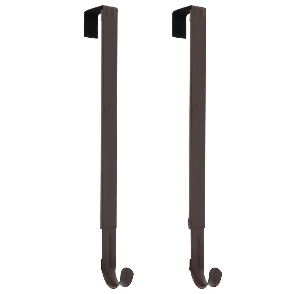 15.75 In. Matte Brown Metal Adjustable Wreath Hanger (2-Pack) 1 15.75 In. Matte Brown Metal Adjustable Wreath Hanger (2-Pack)