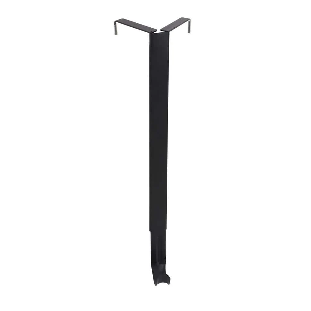 16.5 In. Artificial Matte Black Adapt Top And Bottom Adjusting Wreath Hanger 1 16.5 In. Artificial Matte Black Adapt Top And Bottom Adjusting Wreath Hanger