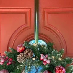 Adapt Premium 16 In. Antique Brass Metal Adjustable Wreath Hanger 13 Adapt Premium 16 In. Antique Brass Metal Adjustable Wreath Hanger -Northlight Shop haute decor wreath hangers awh504 31 1000