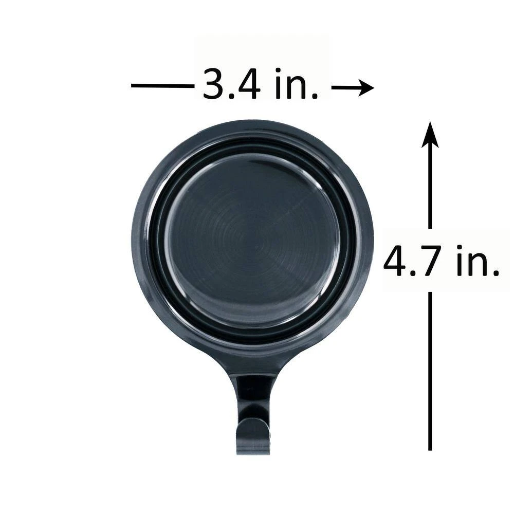 4.7 In. Artificial Brushed Nickel Attract Pinch-Free Magnetic Wreath Hanger (2-Pack) 4 4.7 In. Artificial Brushed Nickel Attract Pinch-Free Magnetic Wreath Hanger (2-Pack) - Image 4