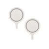 4.7 In. Artificial White Attract Pinch-Free Magnetic Wreath Hanger (2-Pack) -Northlight Shop haute decor wreath hangers mpf0207 64 1000