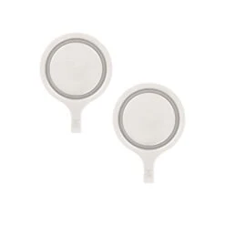 4.7 In. Artificial White Attract Pinch-Free Magnetic Wreath Hanger (2-Pack)