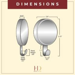 Attract 3.75 In. Textured Silver Metal Magnetic Wreath Hanger -Northlight Shop haute decor wreath hangers mwh001 1f 1000