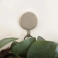 Attract 3.75 In. Textured Silver Metal Magnetic Wreath Hanger -Northlight Shop haute decor wreath hangers mwh001 31 1000