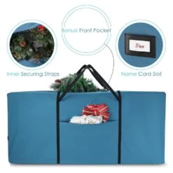 Blue Christmas Extra Large Tree Storage Bag 9 Ft. -Northlight Shop hearth harbor christmas tree storage hhhs04 44 1000