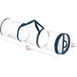 Blue Christmas Wrapping Paper Storage Bag PVC Construction -Northlight Shop hearth harbor wrapping paper storage hhhs02 4f 1000