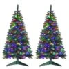3 Ft. Tall Multi-Colored LED Lighted Pathway Christmas Trees, A/C Powered (2-Pack) -Northlight Shop holiscapes christmas pathway lights tree c 2pk ac 64 1000