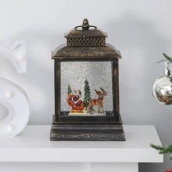 HOMCOM 10 .5 In. Snow Globe WaterLantern 13 HOMCOM 10 .5 In. Snow Globe WaterLantern -Northlight Shop homcom christmas wall decorations 830 269 c3 1000