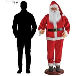 Home Accents Holiday 72 In. Animated Dancing Santa -Northlight Shop home accents holiday christmas figurines 5230 72625hd 76 1000