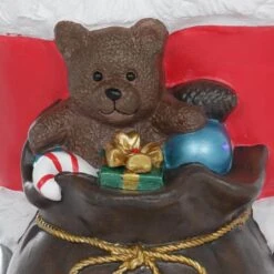 Home Accents Holiday 36 In. H Christmas Santa With Wreath And LED Lights 11 Home Accents Holiday 36 In. H Christmas Santa With Wreath And LED Lights -Northlight Shop home accents holiday christmas figurines nx4163r 66 1000