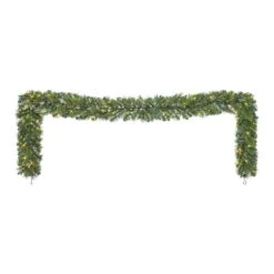 Home Accents Holiday 9 Ft. Wesley Long Needle Pine LED Pre-Lit Artificial Christmas Garland -Northlight Shop home accents holiday christmas garland 23pg70012 40 1000
