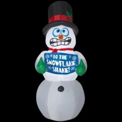 Home Accents Holiday 6 Ft. Pre-Lit Life Size Airblown Inflatable Shivering Snowman -Northlight Shop home accents holiday christmas inflatables 114382 c3 1000