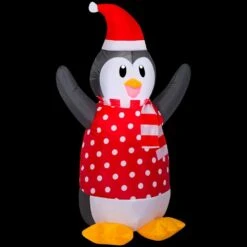 Home Accents Holiday 3.5 Ft. Pre-Lit Airblown Inflatable Christmas Penguin -Northlight Shop home accents holiday christmas inflatables 115252 4f 1000