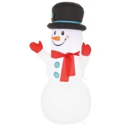 Home Accents Holiday 3.5 Ft. Pre-Lit Airblown Inflatable Snowman -Northlight Shop home accents holiday christmas inflatables 115302 40 1000