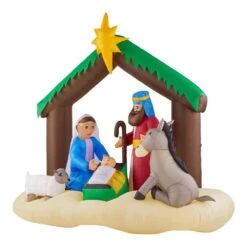 Home Accents Holiday 6.5 Ft. LED Inflatable Nativity Scene -Northlight Shop home accents holiday christmas inflatables 117598 40 1000
