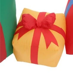 Home Accents Holiday 9 Ft. Inflatable Airblown Presents Collection Scene -Northlight Shop home accents holiday christmas inflatables 87677 40 1000