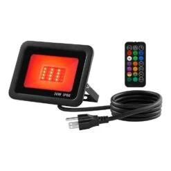 Home Accents Holiday 30-Watt Multi-Colored LED Floodlight