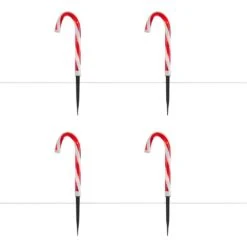 Home Accents Holiday 16.5 In. Candy Cane LED Pathway Lights (8-Pack) -Northlight Shop home accents holiday christmas novelty lights 23rt0242318 40 1000