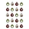 Home Accents Holiday 1 In. Round-Santa Snowman And Sleigh Ornament (20-Count) 7 Home Accents Holiday 1 In. Round-Santa Snowman And Sleigh Ornament (20-Count) -Northlight Shop home accents holiday christmas ornament sets 68002 64 1000