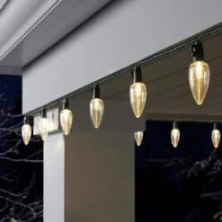 Home Accents Holiday 100 Count Warm White Transparent C9 LED Lights Heavy Duty 10 Home Accents Holiday 100 Count Warm White Transparent C9 LED Lights Heavy Duty -Northlight Shop home accents holiday christmas string lights 20090110041701h 1d 1000