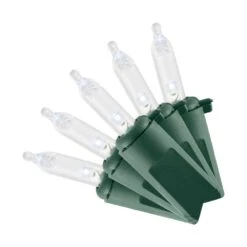 Home Accents Holiday 100 Count Cool White Steady Lit Super Bright Mini LED Lights