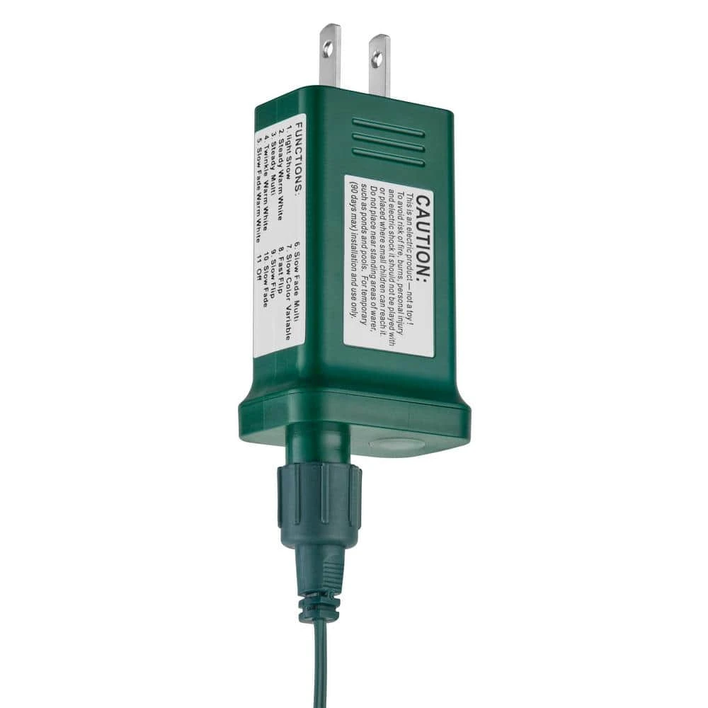 Home Accents Holiday 400 Count Grand Duchess Color Changing Warm White To Multi-Colored Twinkling Steady Lit Micro LED Lights 5 Home Accents Holiday 400 Count Grand Duchess Color Changing Warm White To Multi-Colored Twinkling Steady Lit Micro LED Lights - Image 5